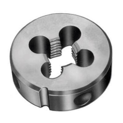 HSS 9/16-12UNC ROUND DIE 1.1/2 SOLID