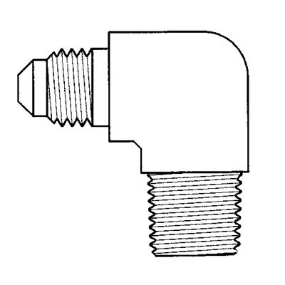 TITON 49X6X6 MALE FLARE ELBOW