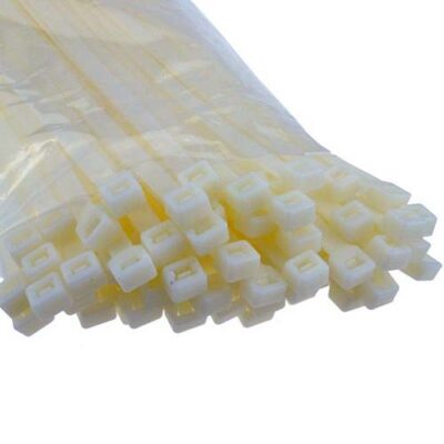 ENCO CT-370ST X 4.8 WHITE CABLE TIES