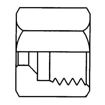 TITON 61X10 COMPRESSION NUT