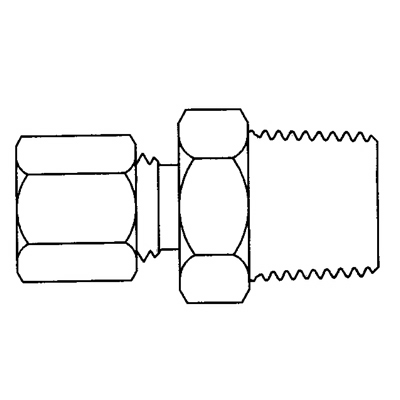 TITON 68X10X8 MALE CONNECTOR