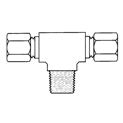 TITON 72X2X2 MALE BRANCH TEE