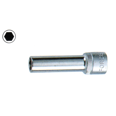 FORCE 10mm 1/4DR 6PT DEEP SOCKET