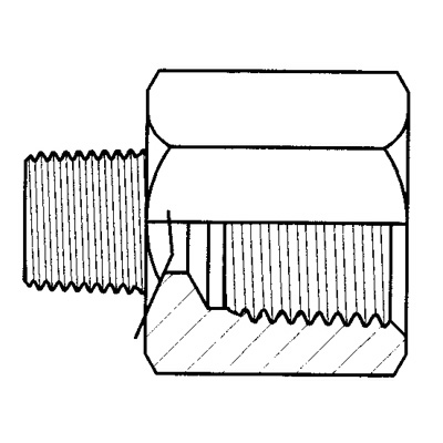 TITON 3200X2X2 M/F ADAPTOR