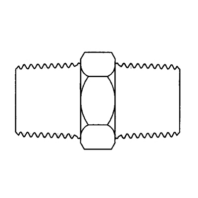 TITON 3325X6 HEX NIPPLE