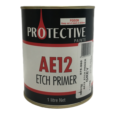 AE12 ETCH PRIMER 4 LTR GREY